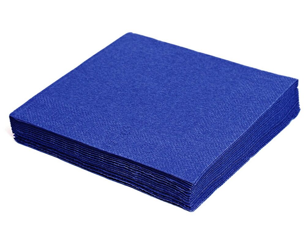 Servietten 40 x 40cm 1-4 -Falz- 3-lagig dunkelblau- 250 Stk-