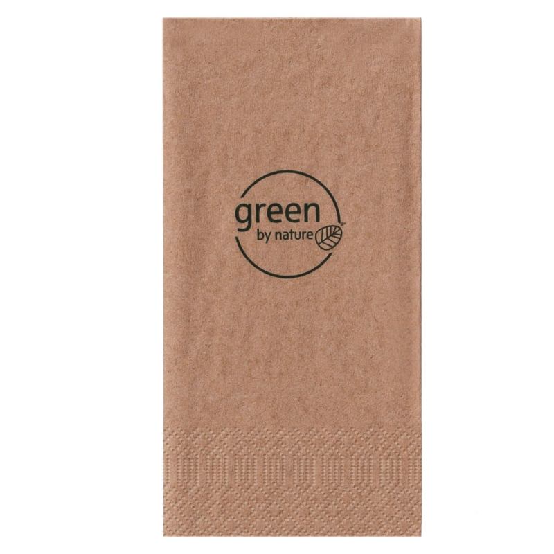 Servietten natur- 2-lagig- 1-8 Falz- 33x33cm- kompostierbar- 250 Stk-
