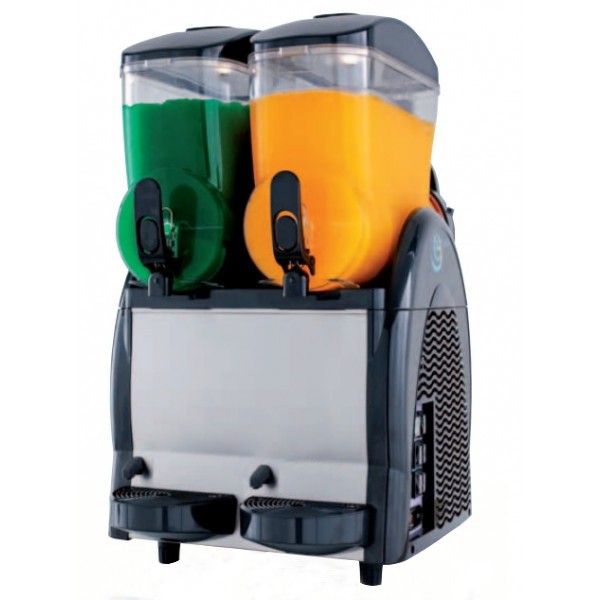 Slush-Maschinen  Sorbet  Push und Pull  2 Behlter  Fassungsvermgen 12 + 12 Lt-  Leistung 650 W