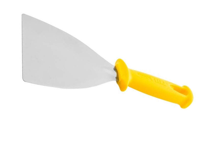 Spachtel fr Pizza  Edelstahl  8 cm