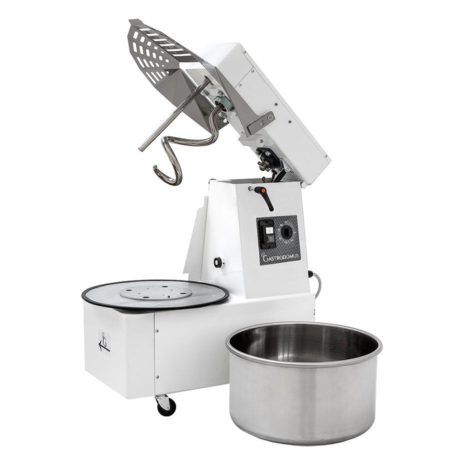 Spiralteigknetmaschine  abnehmbarer Kessel  32 L  einphasig 230 V  1 Geschwindigkeit