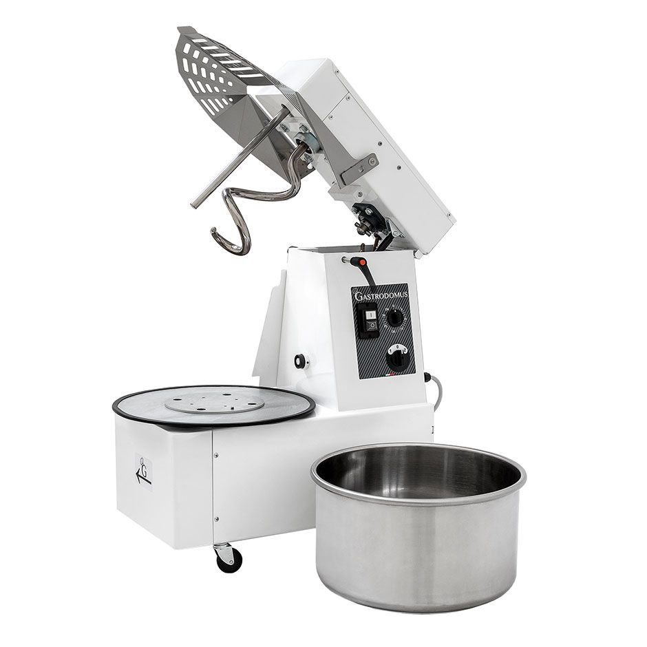 Spiralteigknetmaschine  abnehmbarer Kessel  41 L  dreiphasig 400 V  2 Geschwindigkeiten