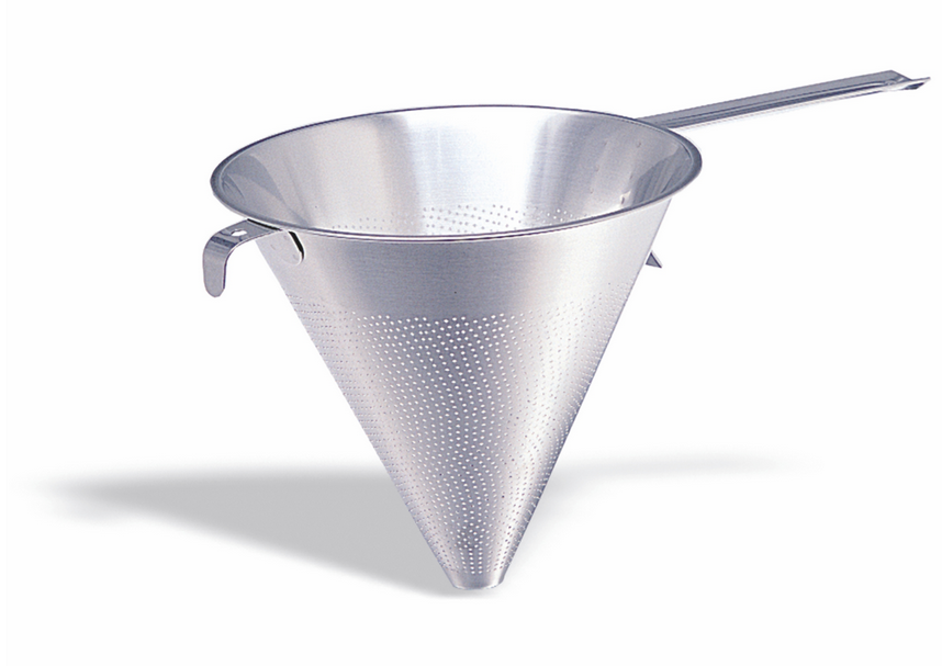 Spitzsieb  Edelstahl  Durchmesser 26 cm  Hhe 24 cm