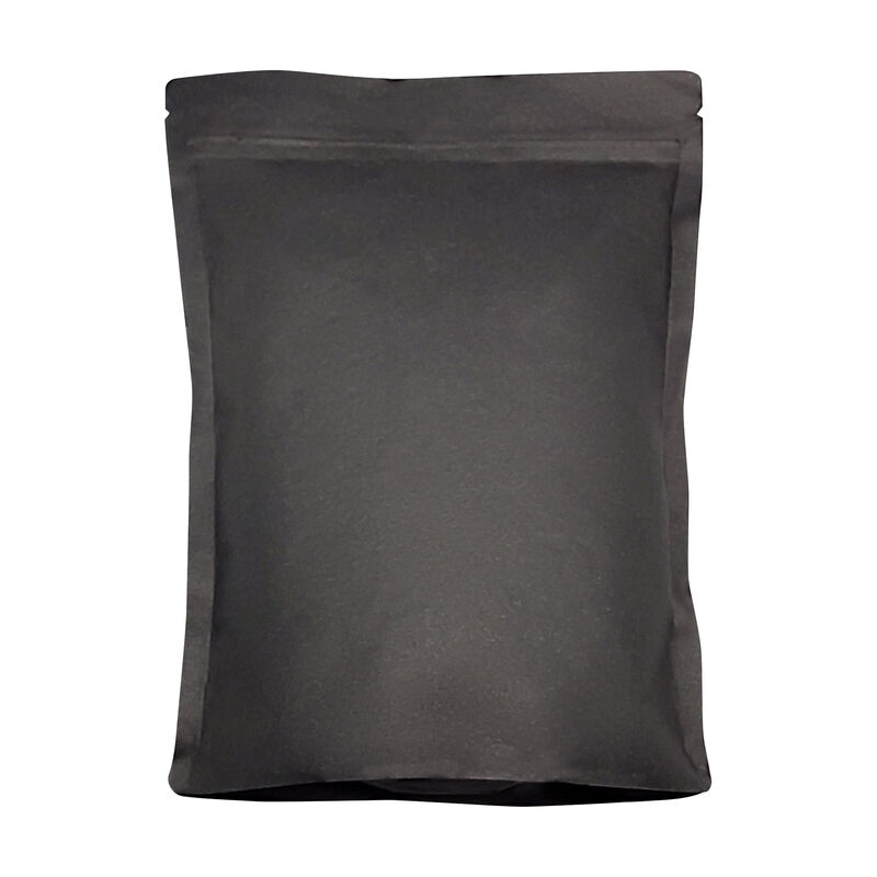 Standbodenbeutel Kraftpapier schwarz 160x230x90mm 250g- 100 Stk-
