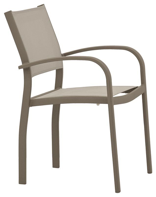 Stuhl Enrica mit Edelstruktur und Rückenlehne und Sitzfläche aus Textilen