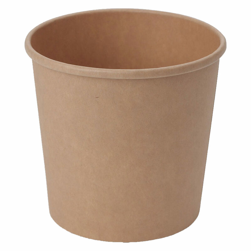 Suppenbehlter Suppenbecher aus Kraftpapier braun 650ml FSCR- 25 Stk-