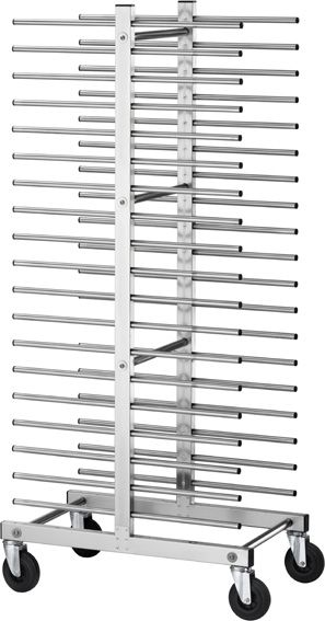 Tablettwagen  Edelstahl  Auflaufform  B 510 mm x T 800 mm x H 1770 mm