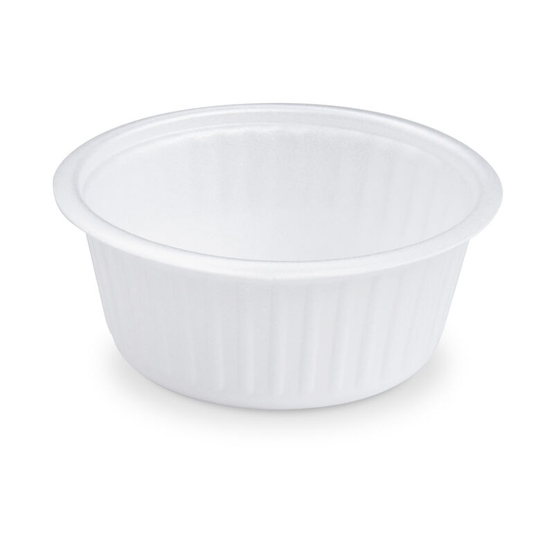 Thermobehlter rund - geschumt aus XPS weiss 400 ml- 50 Stk-