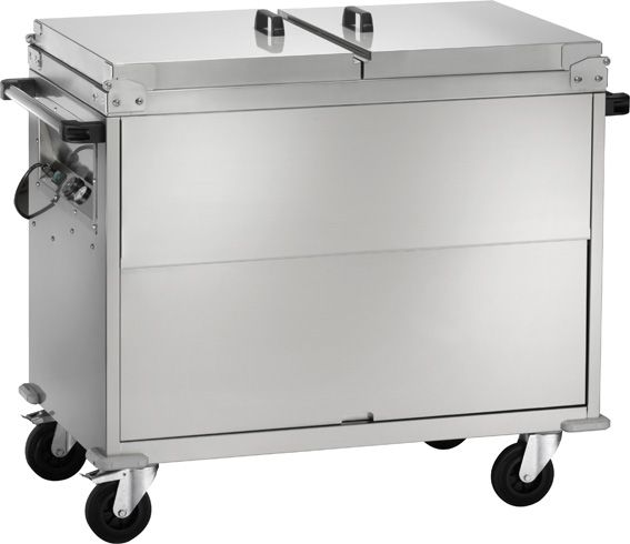 Thermoschrankwagen  Bain-Marie  2 x GN1-1  B 960 mm x T 680 mm x H 1020 mm