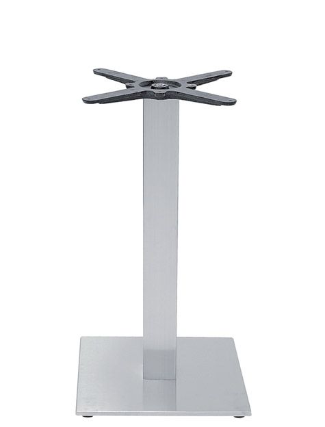Tischgestell  Edelstahl  satiniert  Bauhhe 73 cm