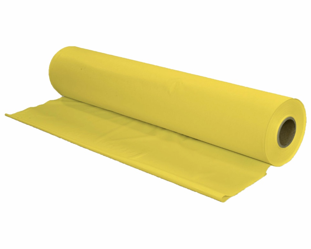 Tischtuch Tischdecke Biertischdecke LDPE gelb perforiert auf Rolle 0-70 x 240m