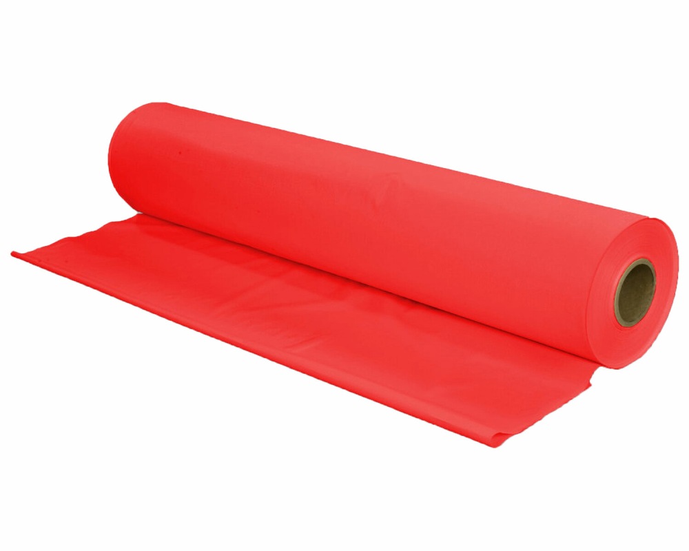 Tischtuch Tischdecke Biertischdecke LDPE rot perforiert auf Rolle 0-70 x 240m