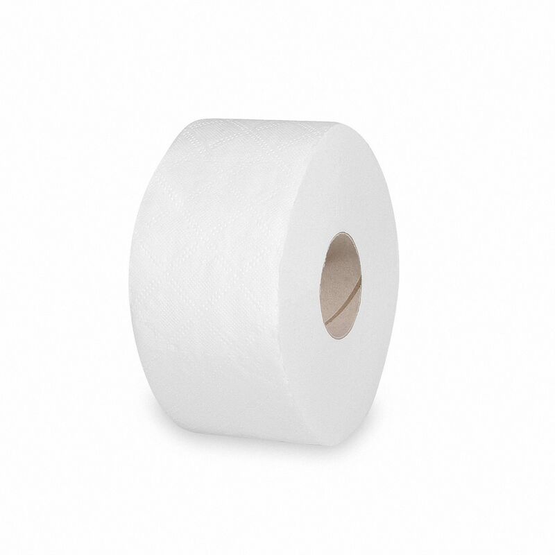 Toilettenpapier mit Perforation Tissue 2-lagig O18cm 100m Klopapier weiss 12 Stk-