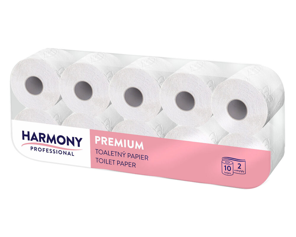 Toilettenpapier Tissue 2-lagig Harmony Professional- 200 Blatt- 10 Stk-