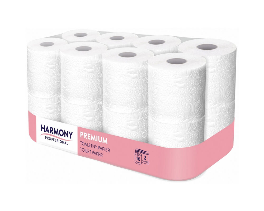 Toilettenpapier WC-Papier natur 2-lagig Harmony Professional 156 Blatt 16 Stk- unter Putzen und Reinigen / Toilettenpapier