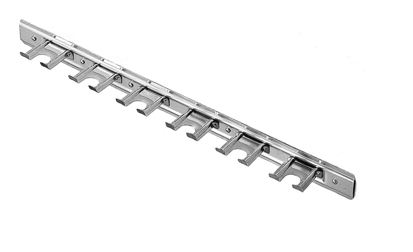 Wandhalterung  Edelstahl  6 Pltze