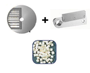 Wrfelgitter mit Schneidemesser fr Mozzarella Schneider  12 x 12 x 8 mm unter Pizzeria > Schneidemaschinen fr Mozzarella > Reibescheibe fr Mozzarella Schneider