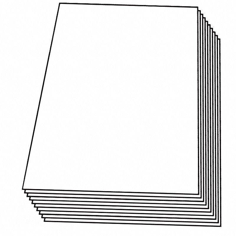 Zuschnitte PP transparent klar- 240 x 360 mm (1-8 Bogen)- 2000 Stk-
